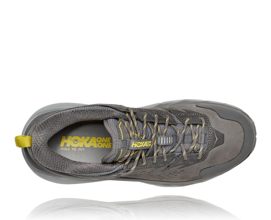 Chaussure Trail Hoka One One Kaha Basse Gore-Tex Homme - Grise - MGH-196740